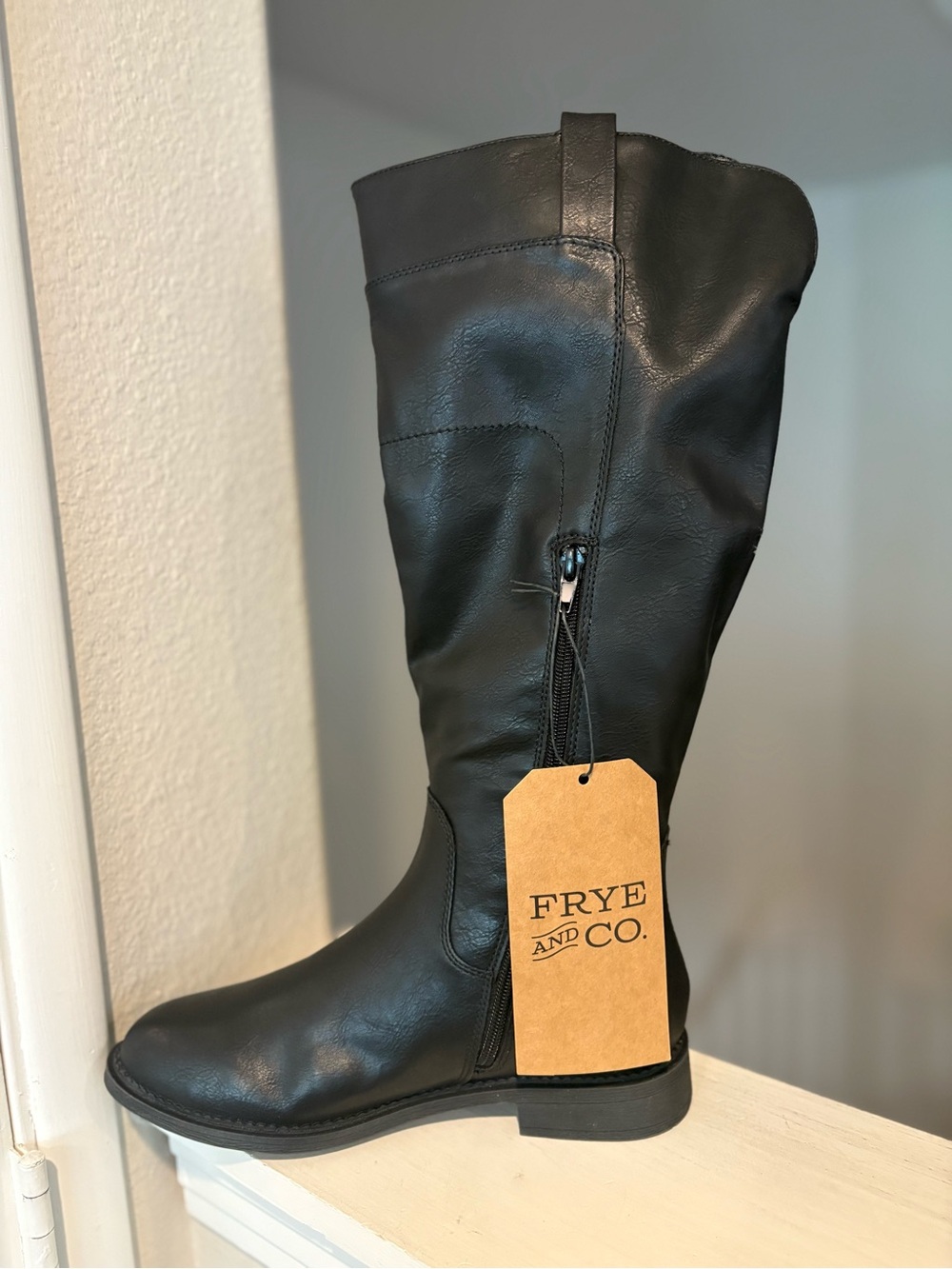 Frye and Co. Womens Giovanna Black Boots Size 8.5M NEW - Picture 3 of 10